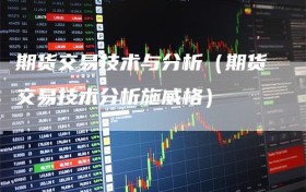 期货交易技术与分析（期货交易技术分析施威格）