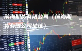 前海期货有限公司（前海期货有限公司地址）