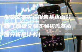 期货交易实验报告基本面分析（期货交易实验报告基本面分析是什么）