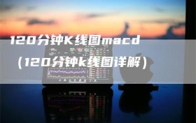 120分钟K线图macd（120分钟k线图详解）