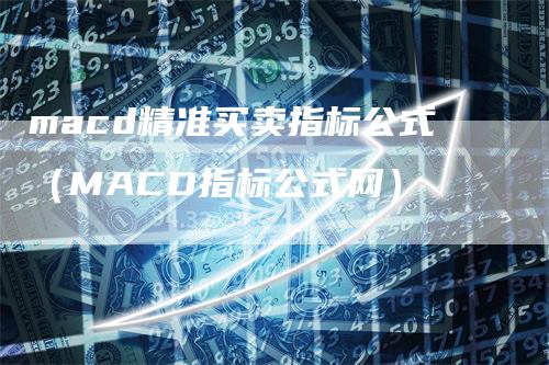 macd精准买卖指标公式（MACD指标公式网）